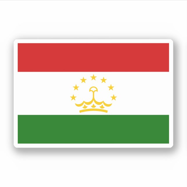 Sticker Tadjikistan (Devant)