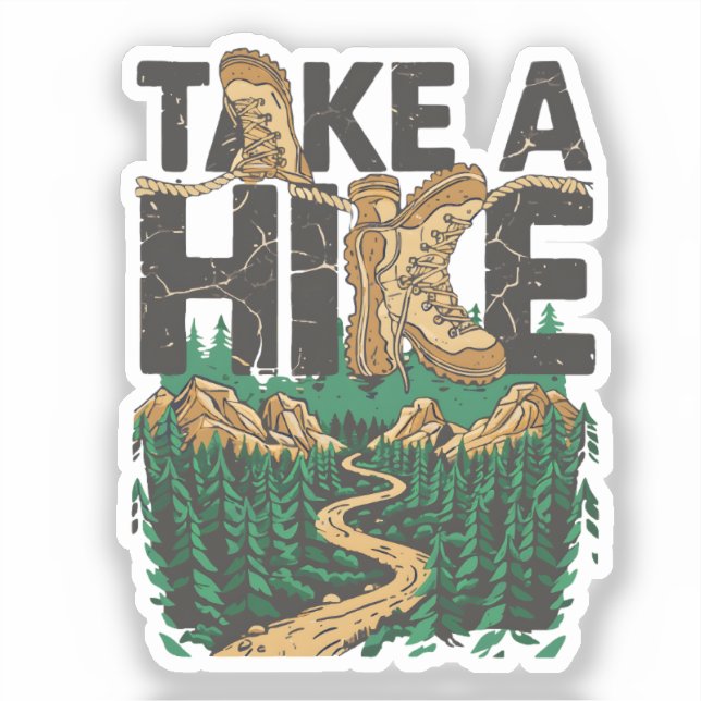 Sticker Take a Hike (Recto)
