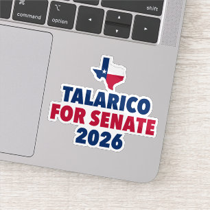 Sticker Talarico pour le Sénat Élection 2026 Texas Ordinat