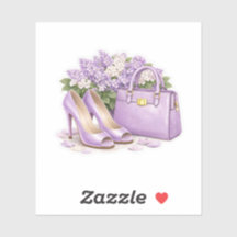 Talons élégants lavande violets