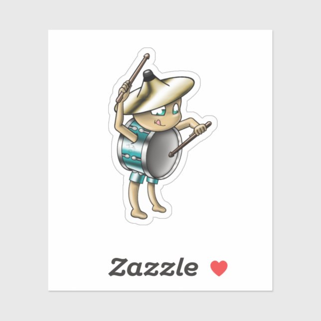 Sticker Tambour (Feuille)