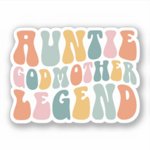 Sticker Tante Godmère Légende, Proposition Godmère