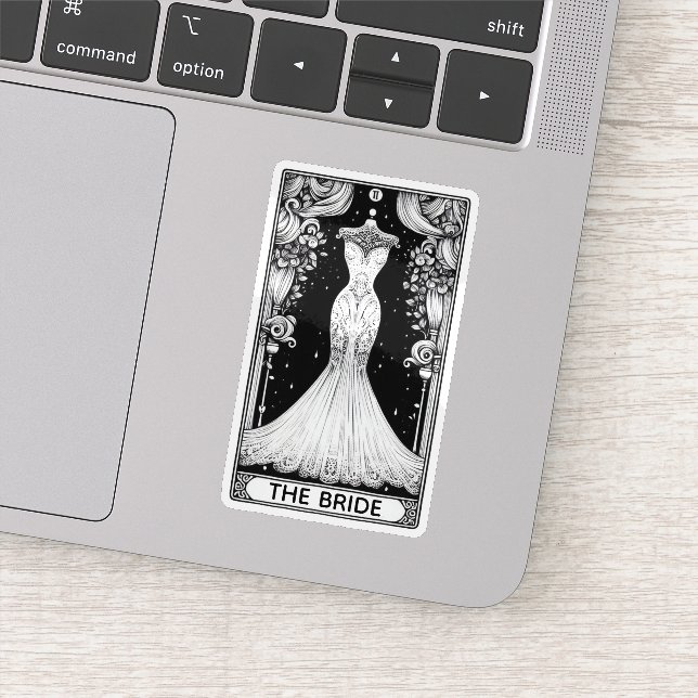 Sticker Tarot de douche de mariée (Détail)