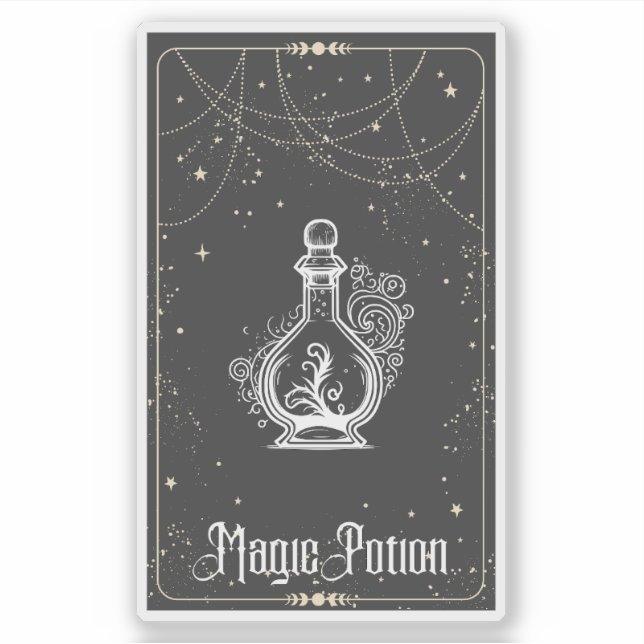 Sticker Tarot de potion magique (Devant)