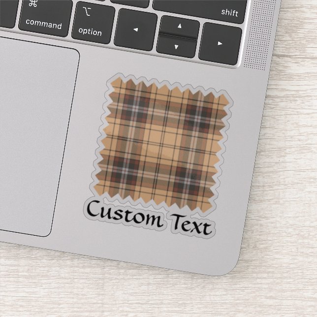 Sticker Tartan beige et Brown (Détail)