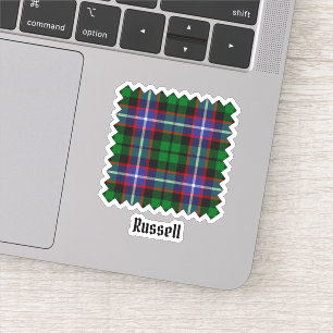Sticker Tartan du clan Russell