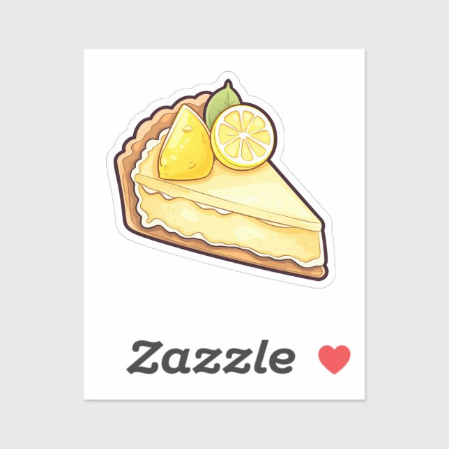Sticker Tarte au citron (Feuille)