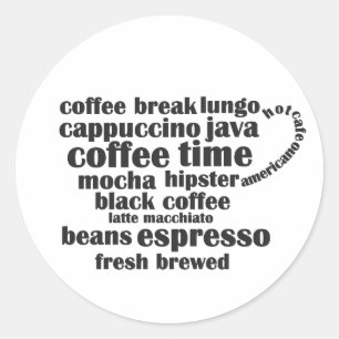 Sticker tasse de café
