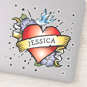 Sticker Tatouage cardiaque
