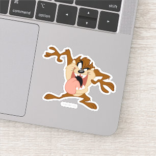 Sticker TAZ   Sticking his Tongue Out
