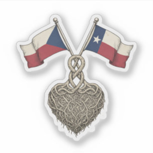 Sticker Tchèque-Texan