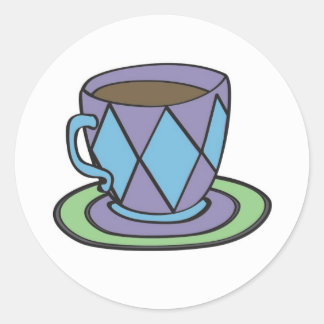 Sticker Teacup Violet