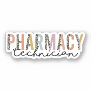 Sticker Technicien en pharmacie, Funny Pharmacy Tech