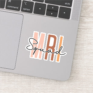 Sticker Technologue de l'équipe d'IRM, radiologie, IRM