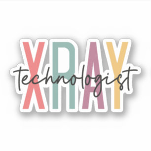 Sticker Technologue en radiologie de la technologie Xray, 
