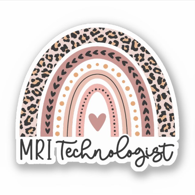Sticker Technologue IRM, Cadeau IRM Tech, Cadeau pour IRM  (Devant)