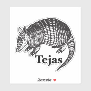 Sticker Tejas Armadillo