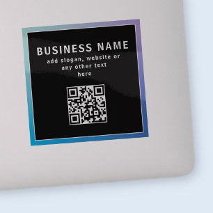 Sticker Télécharger un code QR ou un logo   Transperant & 