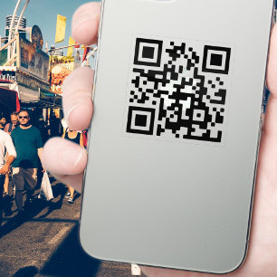 Sticker Téléchargez facilement votre propre code QR   tran