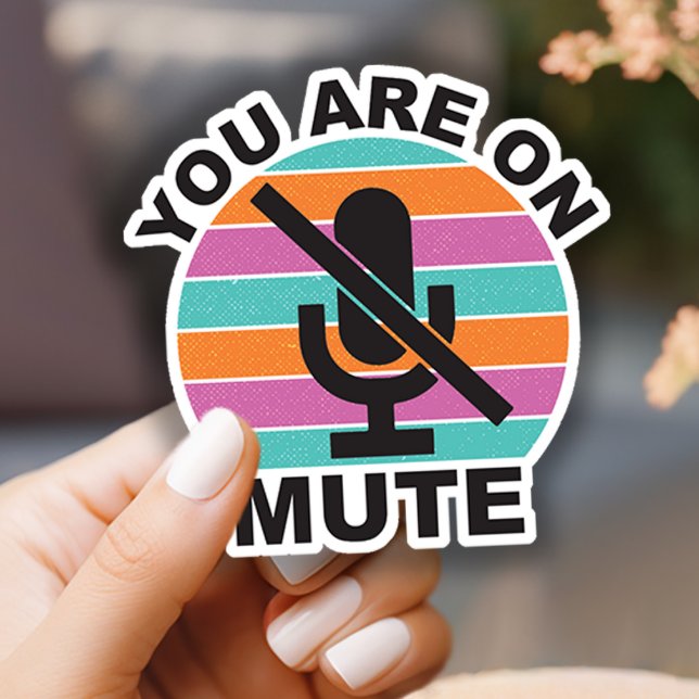 Sticker Téléconférence Spéciale Vous Êtes Sur Mute (Créateur téléchargé)