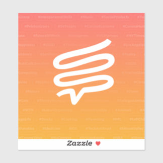 sticker Telepath 6" carré