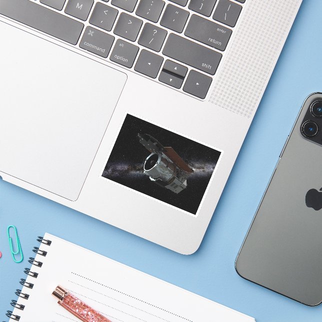 Sticker Télescope d'étude infrarouge à large champ (Ordinateur portable avec iPhone)