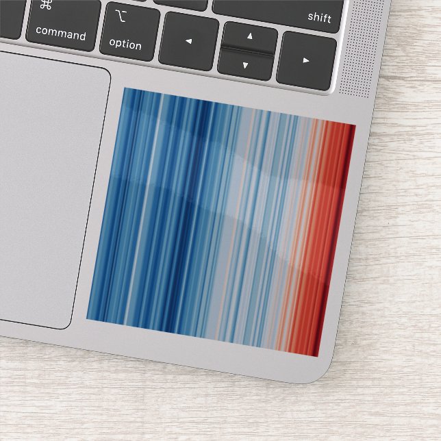 Sticker Températures du réchauffement climatique Politique (Détail)