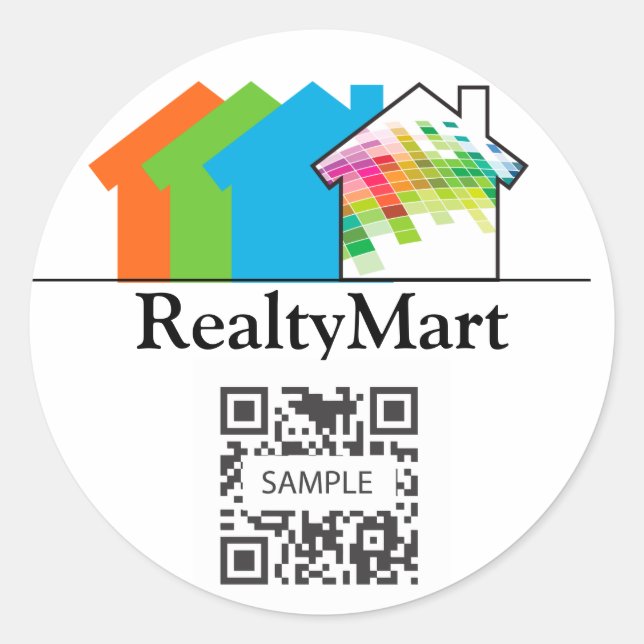 Sticker Template Real Estate House (Front)