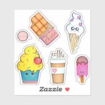 Temps de dessert - Jolies caricatures de friandise