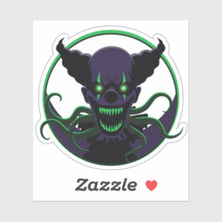 Sticker Tentacle Clown