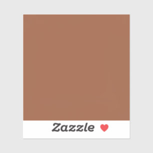 Sticker Terracotta Burnt Orange couleur solide