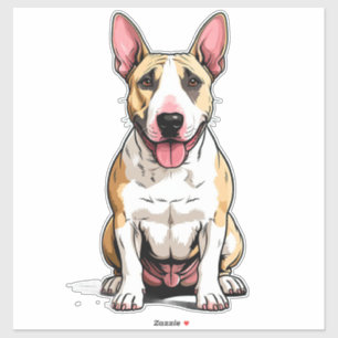 Sticker Terrier Bull Anglais Chien