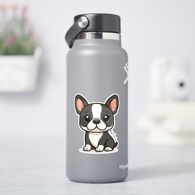 Sticker Terrier de Boston (HydroFlask)
