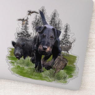 Sticker Terrier de chasse allemand (Jagdterrier)