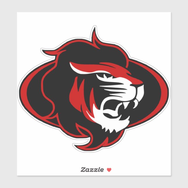 Sticker Tête de lion (Feuille)