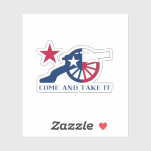 Sticker Texan Cannon Venez Le Prendre