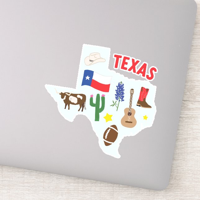 Sticker Texas Icons (Détail)