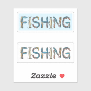 Sticker Texte de pêche