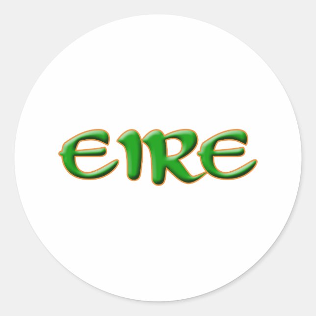 Sticker texte Eire Eltic (Devant)