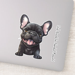 Sticker Texte et couleur personnalisés, 🐶 chiot français