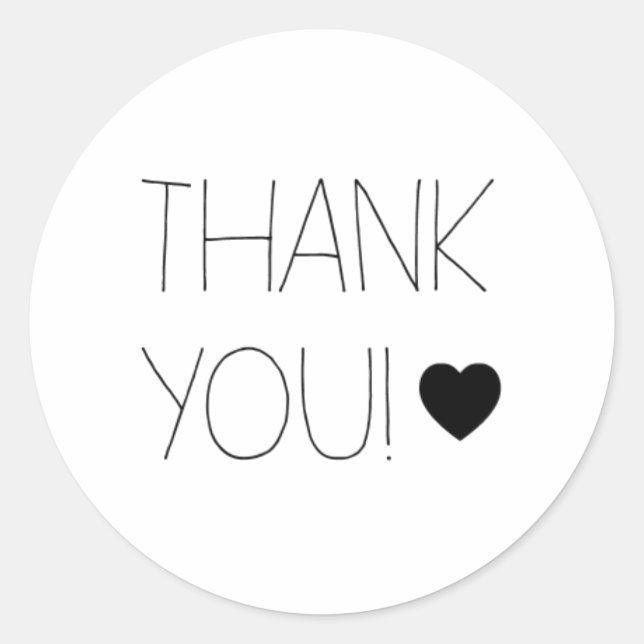 Sticker - Thank you! (Front)