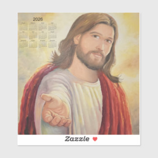 Sticker The Divine Invitation: Jesus 2026 Calendar