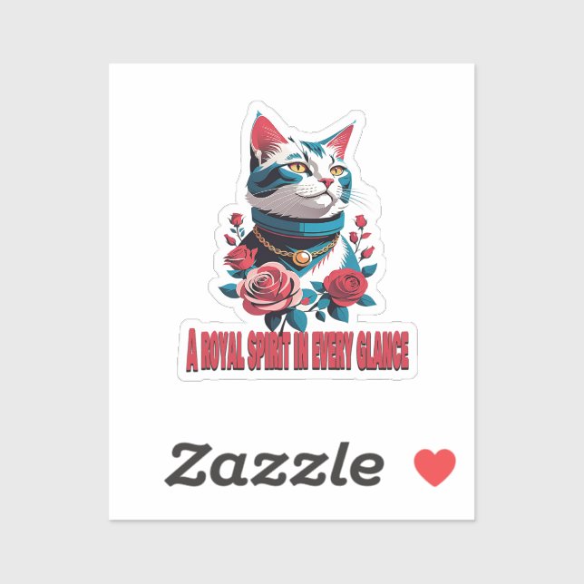 Sticker The Eyes of a Noble Feline (Feuille)