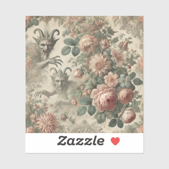 Sticker The Goatman’s Garden – Gothic Folklore Design (Feuille)