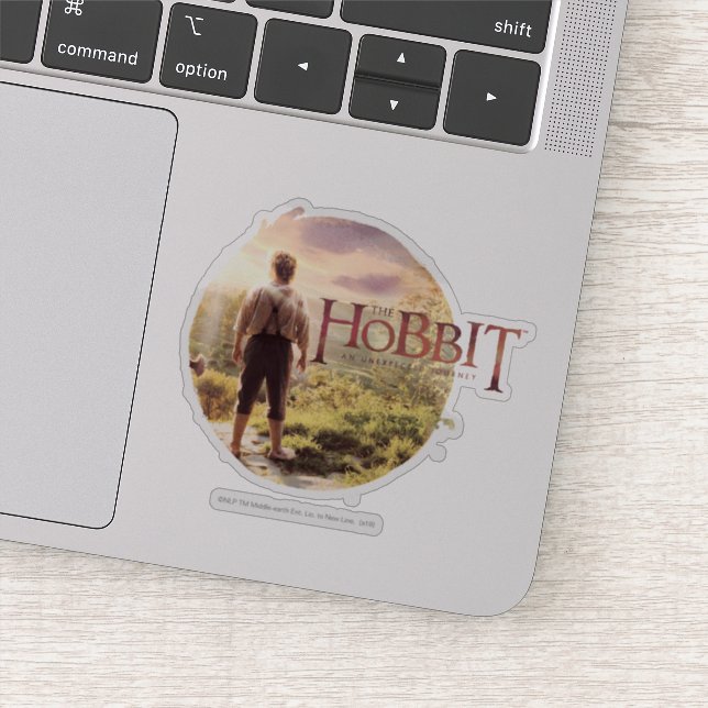 Sticker The Hobbit Logo with BILBO BAGGINS™ Back (Détail)