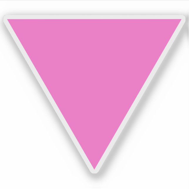Sticker The Pink Triangle - LGBT Gay Pride (Devant)