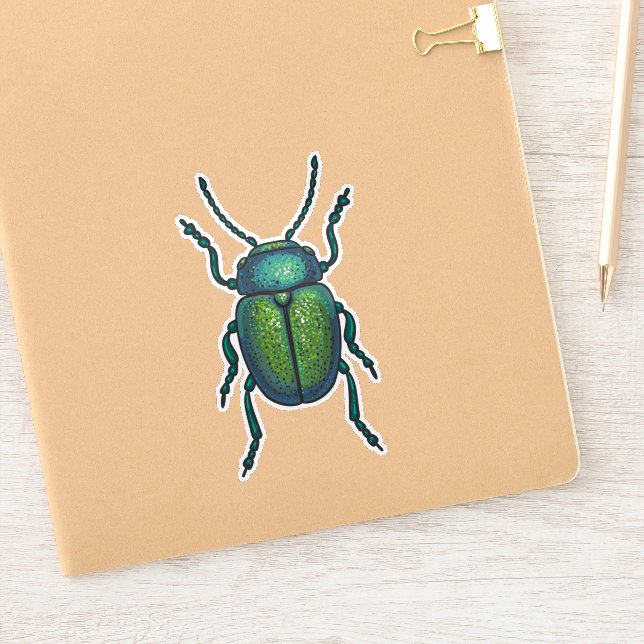 Sticker The tansy beetle (Carnet)