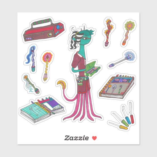 Sticker "The Wandmaker" par Vyara (Feuille)