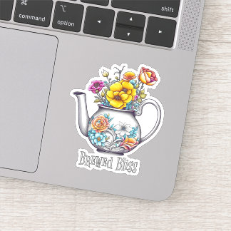Sticker Théière Bliss brassée