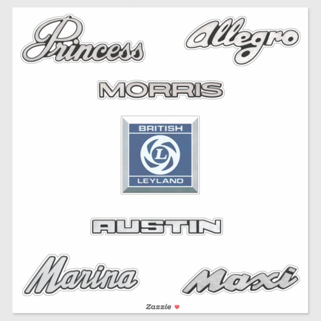 Sticker Thème du Leyland britannique (Feuille)